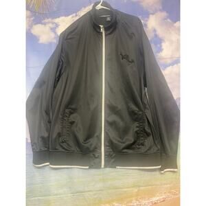 Rocawear Polyester Jacket 2XL Black Full Zip  Oversized Long Sleeve Men